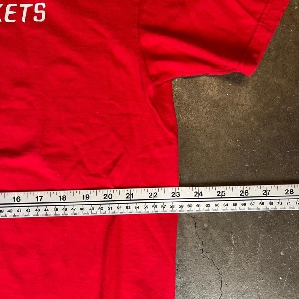 Red Houston Rockets NBA tee Men's Size XL - Picture 4 of 5